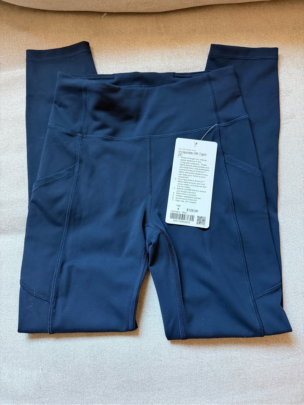 lululemon athletica Navy High-Rise Performance Leggings with Pockets